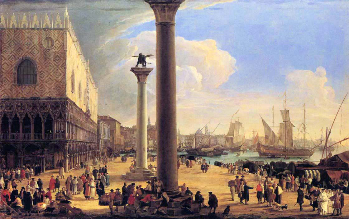 the dock facing the doge's palace